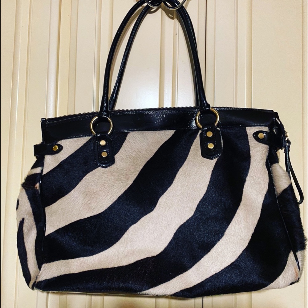 Large Zebra Designer Tote